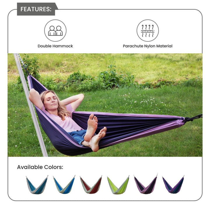 parachute hammock purple