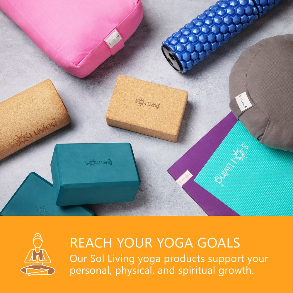 reach your yoga goals - yoga cork mat