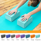 yoga blocks 2 pack