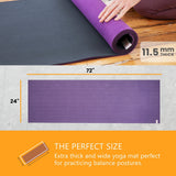 natural rubber yoga mats