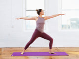 natural rubber yoga mat - purple