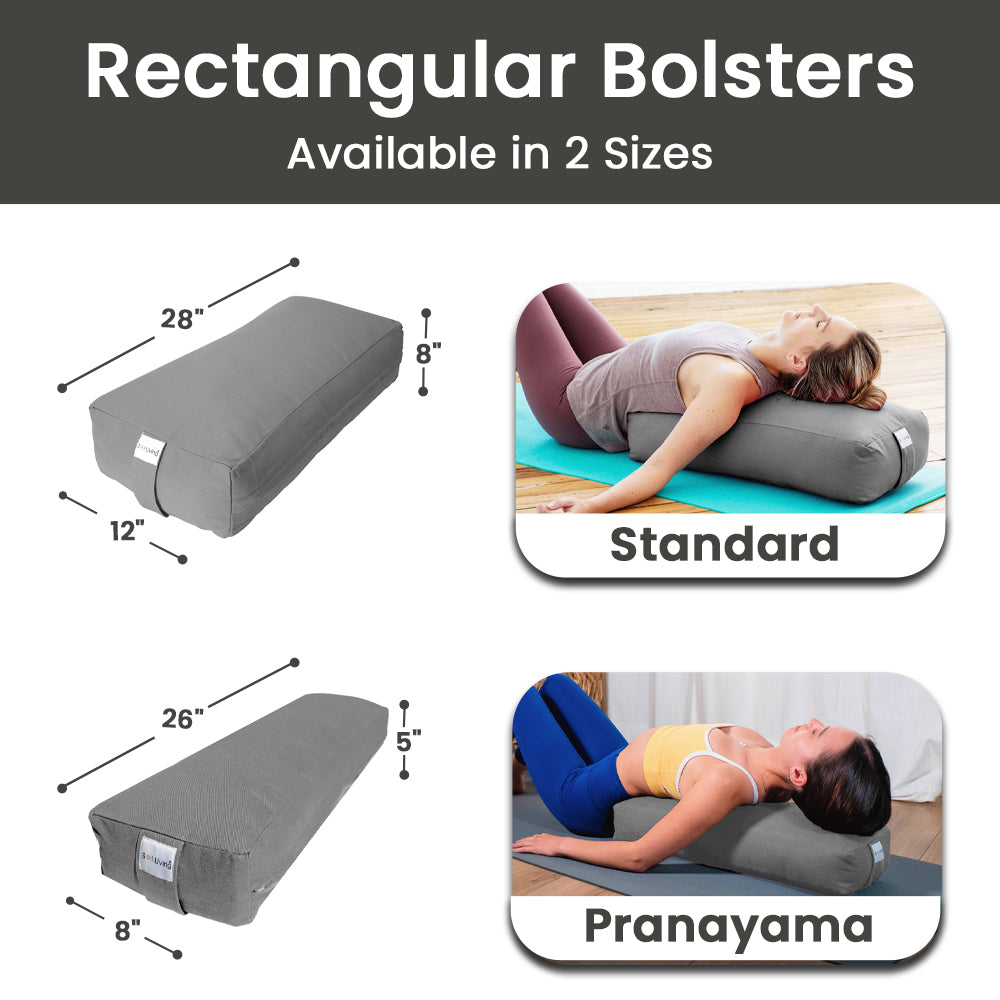 Rectangular Yoga Bolster Meditation Pillow – Sol Living