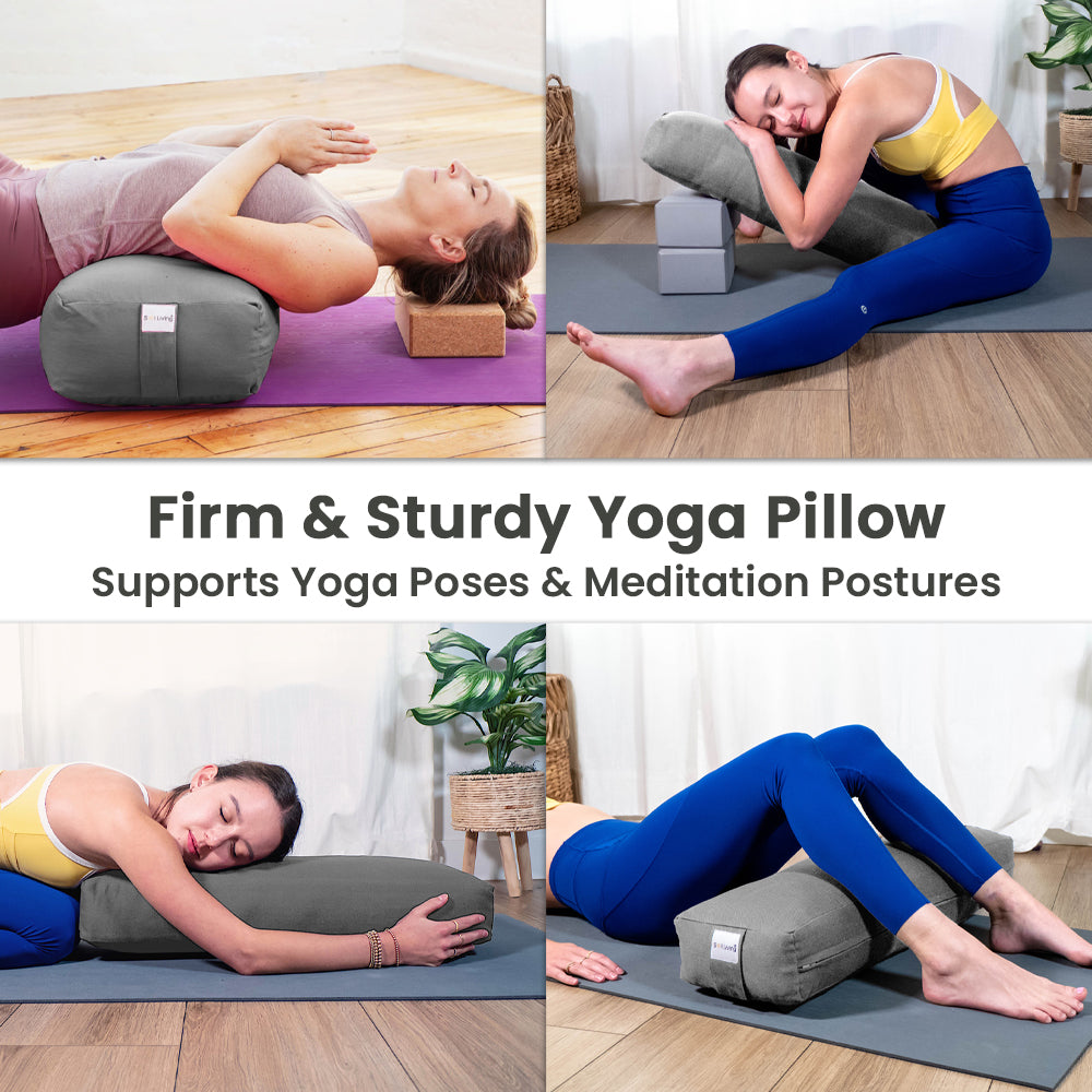 yoga meditation bolster pillow