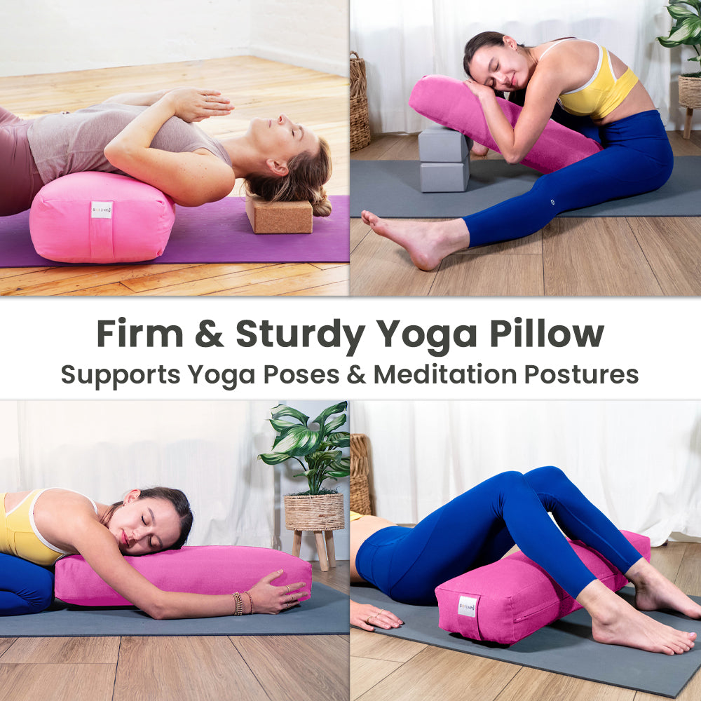 Premium Yoga Bolster Meditation Pillow – Sol Living
