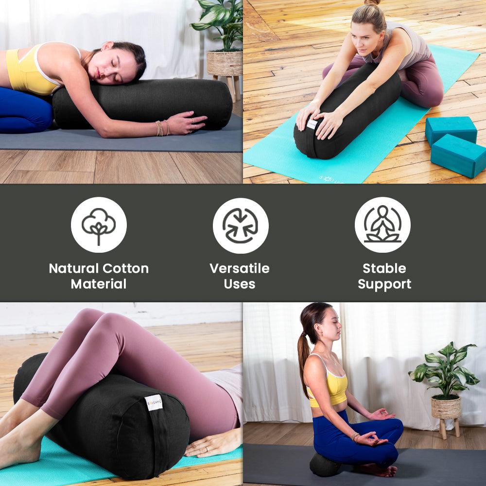 Yoga Bolster Bodhi Meditation Pillows Shiatsu Mats Cylindrical