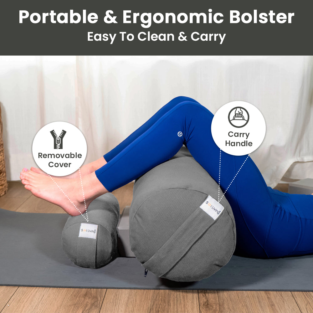 yoga meditation bolster pillow