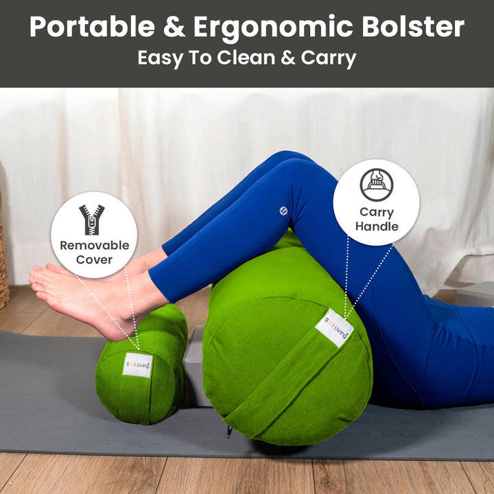 round yoga bolster