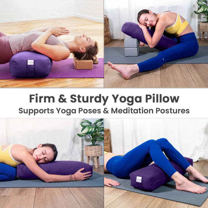 bolster pillow yoga