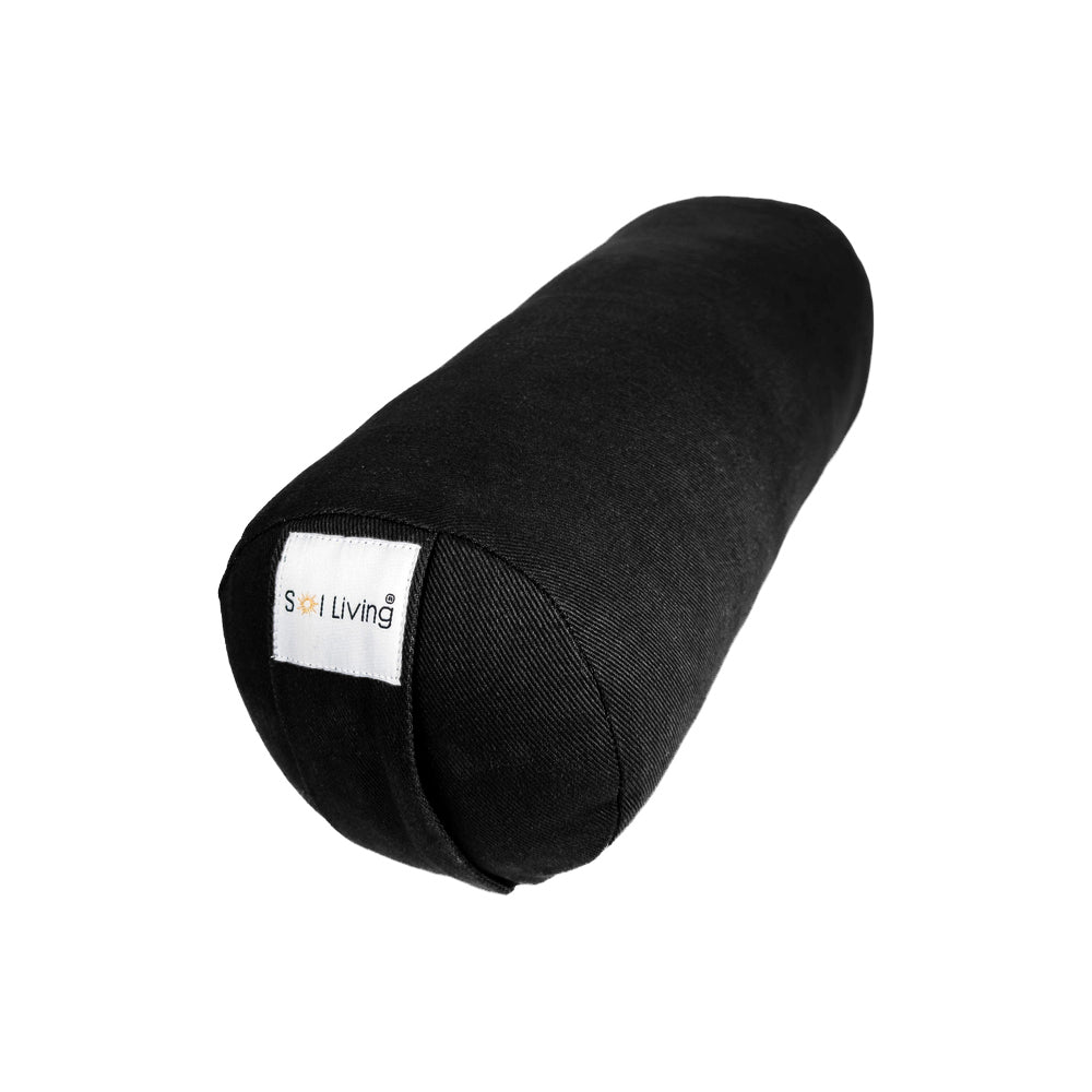 Mini Yoga Bolster Meditation Pillow - Cylindrical - 14” x 6” x 6