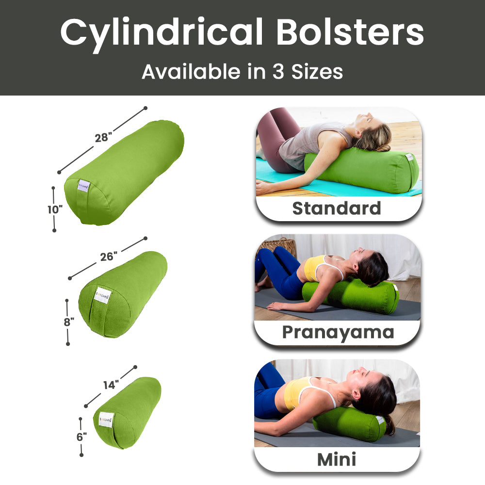 Mini CYLINDRICAL BOLSTER by B Yoga & Halfmoon – PharmaNaturals