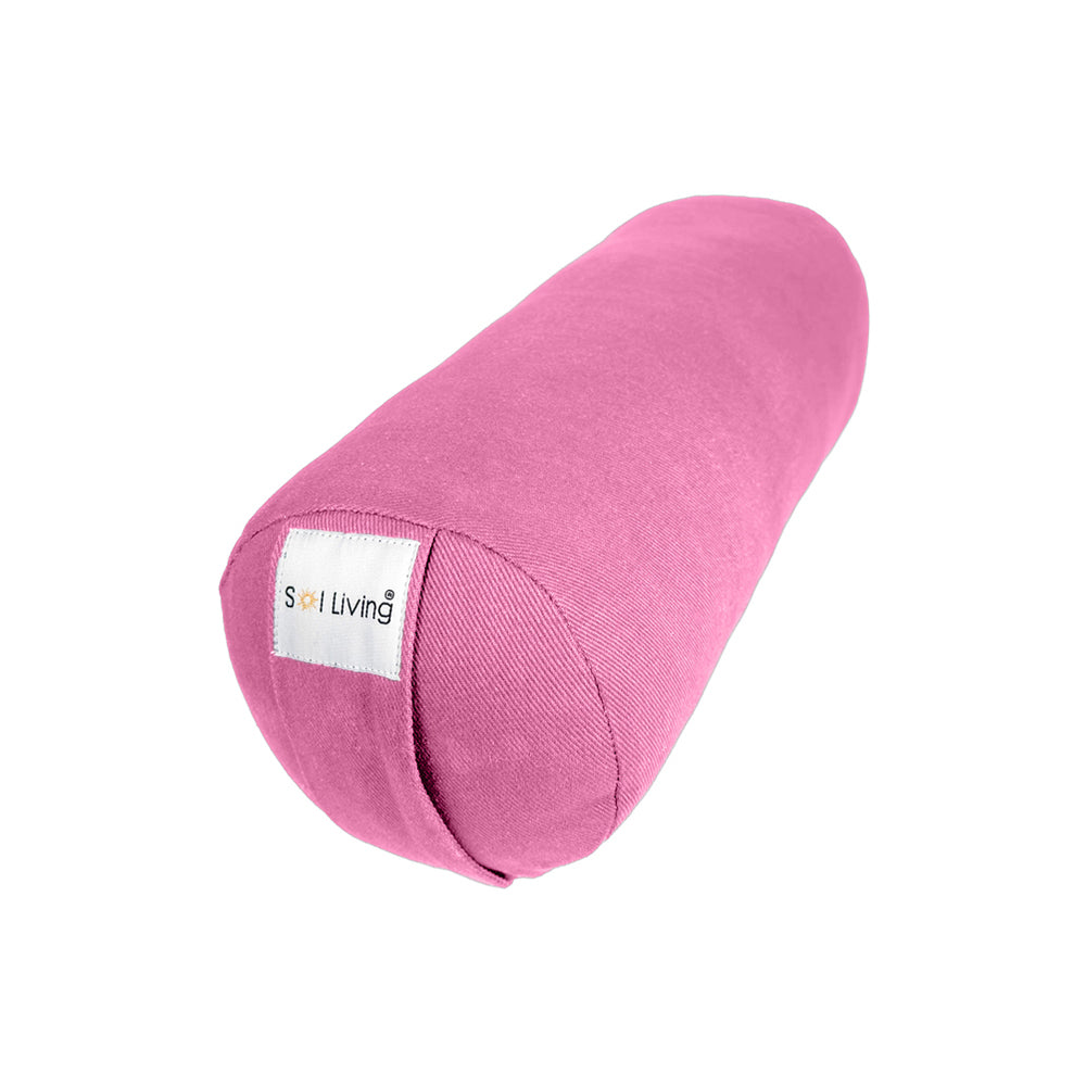 bolster pillow yoga pink
