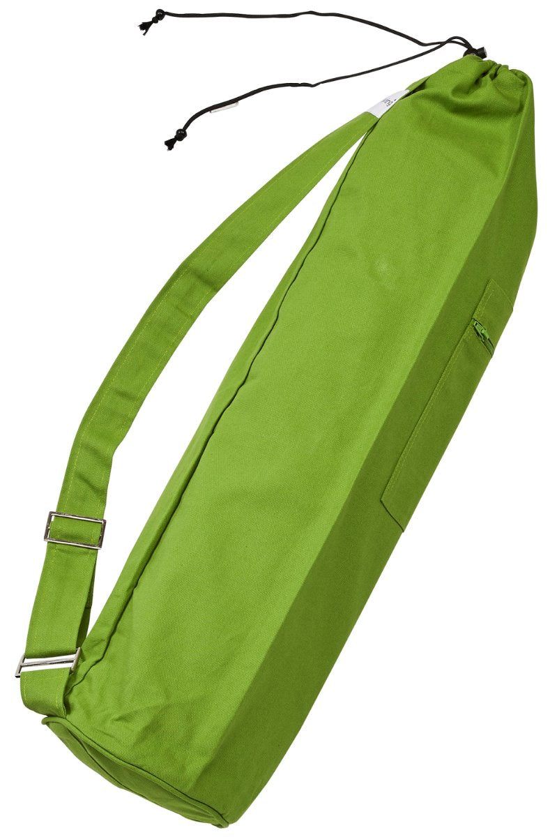 Cotton String Yoga Bag - Green