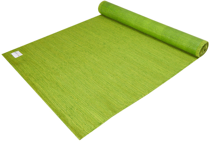 green exercise mat