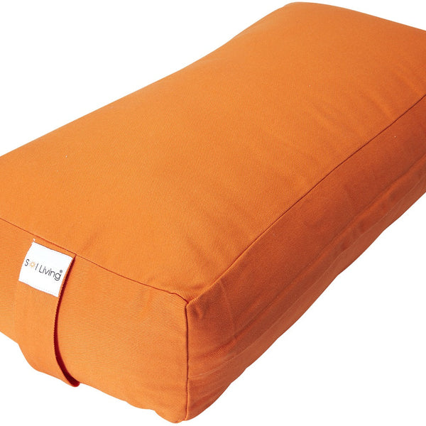 Rectangular Yoga Bolster Meditation Pillow - Premium Cotton