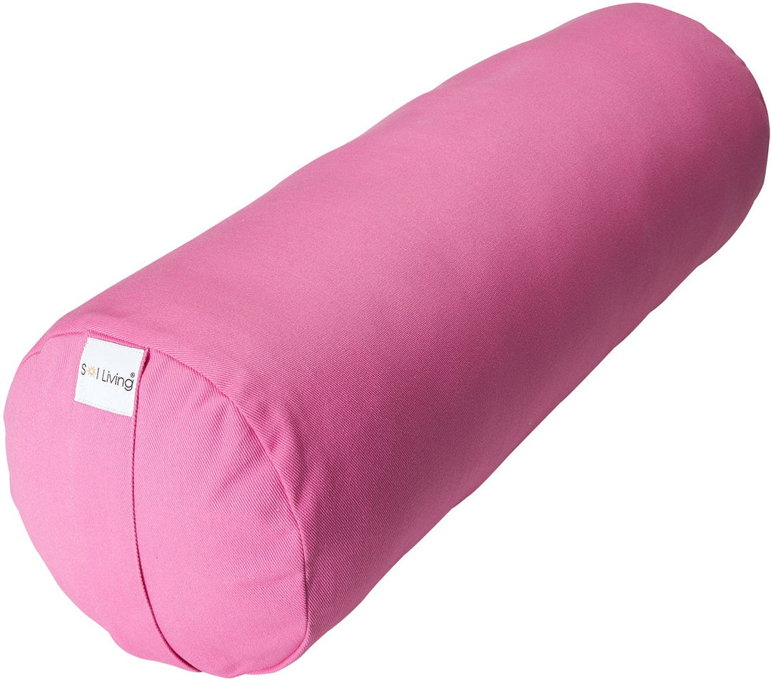 Mini Yoga Bolster Meditation Pillow - Cylindrical - 14” x 6” x 6” – Sol  Living